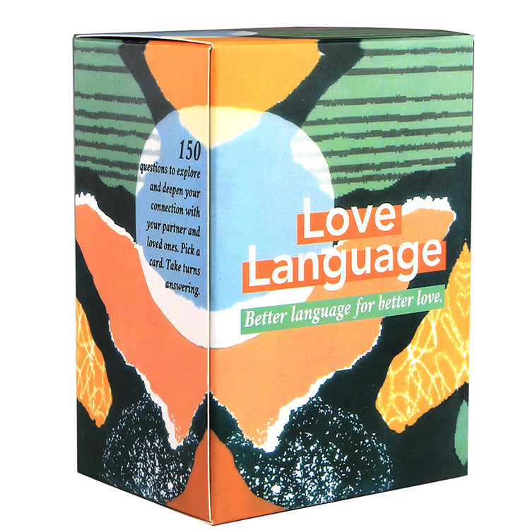 Love Language Couple Dialogue Partner Game Card