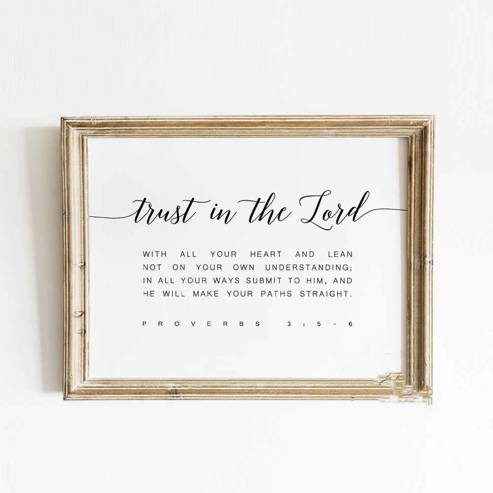 Blessing Bible Wall Art Print Canvas Painting